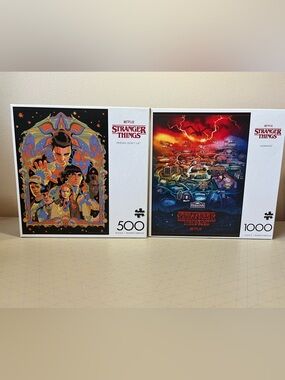 Stranger Things Puzzle Set — 500 & 1000 Piece Posters